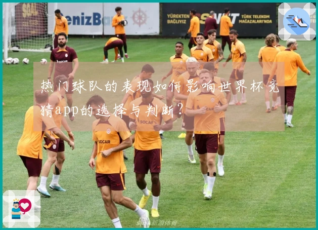热门球队的表现如何影响世界杯竞猜app的选择与判断？